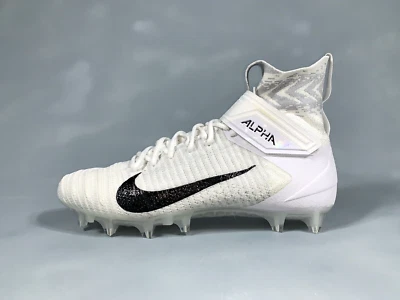 Botines de fútbol Nike Alpha Menace Elite 2 blancos negros BV3298-100 para hombre 14 anchos Foto 1 de 4