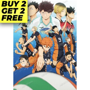Haikyuu!! Anime Manga Poster Art Print Wall Decor A3 A4 5x7 Satin Matt Gloss v2 - Picture 1 of 7