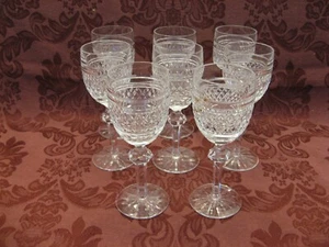 Waterford Castletown Crystal 6-1/4" White Wine Glasses - Set of 4 - Excellent! - Picture 1 of 2