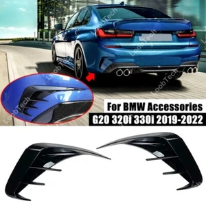 Rear Bumper Splitter Spoilers For BMW G20 G28 Canard Decoration Trim Stickers - Imagen 1 de 9