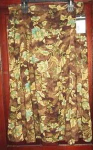 Requirements New Sz L Sueded Splendor Midi Skirt Floral Print Flare Elastic Long - Picture 1 of 3