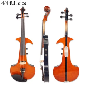 4 String Electric Violin 4/4 violin kit with Ebony Fittings nice tone soild wood - Picture 1 of 10