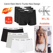 Calvin Klein Boxershorts Unterwäsche Herren Calvin Klein TRUNK 3er Pack, schwarz
