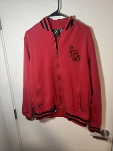 LRG Men's The Victory Track Jacket in Red Medium - Picture 1 of 10