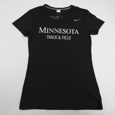 Minnesota Golden Gophers Nike Dri-Fit Short Sleeve Shirt Women's Black Used - Image 1 of 4