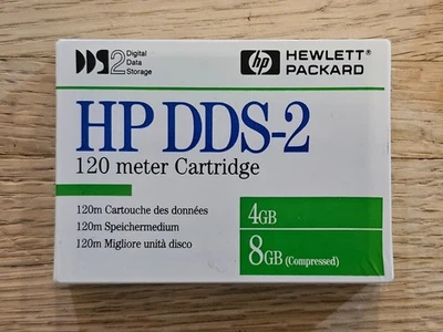 HP C5707A 4GB (8GB Comp) 120 Meter DDS-2 4mm Data Cartridge / Cassette SEALED - Image 1 of 2