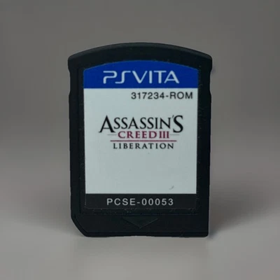Carrito Assassins Creed III Liberation para PS Vita (Sony PlayStation Vita) solamente Foto 1 de 3