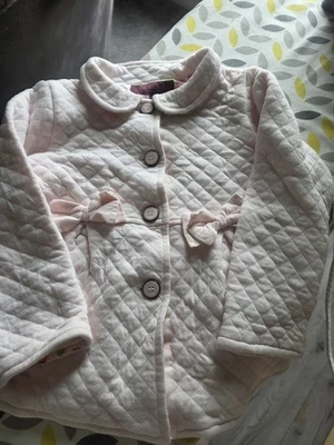 Ted Baker Girls Pink QUILTED LOOK JACKET AGE 3-4 - Image 1 of 3