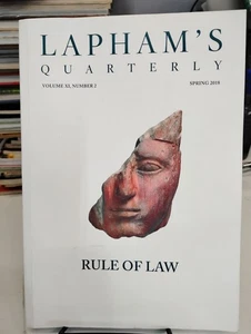 Lapham's Quarterly Vol IX Number 2 Spring 2018 RULE OF LAW - Picture 1 of 5