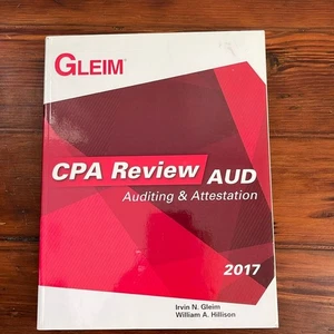 Gleim CPA Review Aud Auditing & Attestation 2017 Edition textbook - Imagen 1 de 4