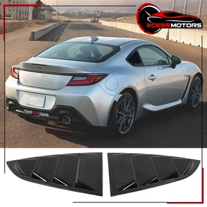 Fits 22-25 Subaru BRZ Toyota GR86 IKON Style Window Louvers Scoop Covers - PC - Bild 1 von 7