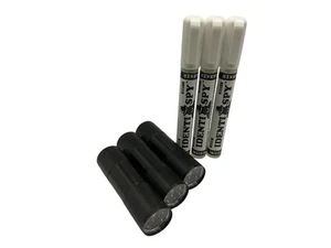 IDENTI-SPY Invisible Ink Marker With Uv Light 3 Pack - Picture 1 of 11