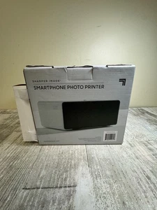 Sharper Image Smartphone 4x6 Photo Printer 207579-01 W/ Labels New- Open Box - Picture 1 of 7