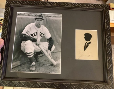 Jimmie Foxx Boston Red Sox Auto Signed Silhouette JSA - Image 1 of 2