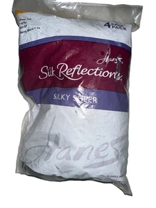 Hanes Silk Reflections Collant Trasparente Setoso Confezione da 4 Appena Nero Taglia EF - Foto 1 di 6
