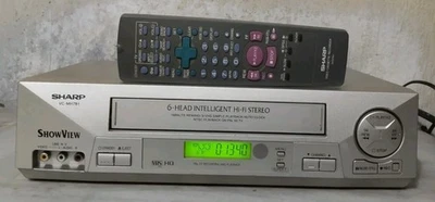 SHARP VC-MH781 VIDEOREGISTRATORE SUPER VHS 6 TESTINE STEREO CON TELECOMANDO  - Immagine 1 di 4