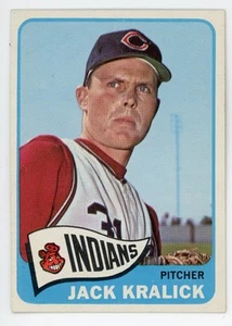 1965 Topps Jack Kralick High Number Short Print SP #535 Ex - Picture 1 of 1