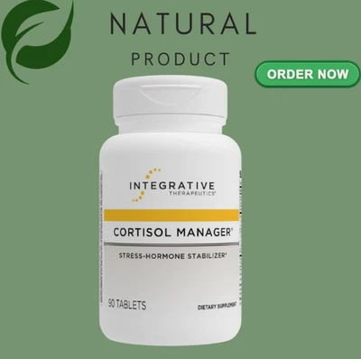Менеджер кортизола Integrative Therapeutics 90 капсул — стресс и поддержка надпочечников - Изображение 1 из 4