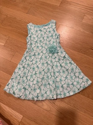 Vestido sem mangas The Children’s Place para meninas, verde, tamanho 10 - Imagem 1 de 3