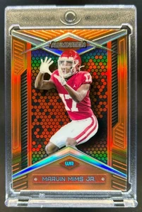 2023 Wild Card Alumination Draft Retail Marvin Mims Jr. Rainbow Orange #19/20 - Picture 1 of 2