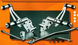 Pedane Avanzate Forward Controls Kit Harley Sportster 883 1200 comandi avanzati - Foto 1 di 4