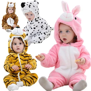 Kinder Baby Kostüm Tiger Hase Tieroutfit Cosplay Schlafanzug Karneval Einteiler - Bild 1 von 29