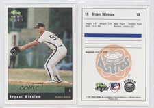 1991 Classic Best Auburn Astros Bryant Winslow #16