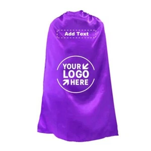 Custom Kids Adult Satin Superhero Capes Fancy Dress Party Halloween Costume - Picture 1 of 28