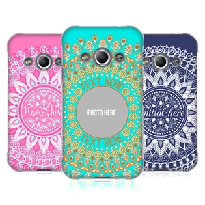 CUSTOM CUSTOMIZED PERSONALIZED MANDALA SOFT GEL CASE FOR SAMSUNG PHONES 4 - Picture 1 of 10