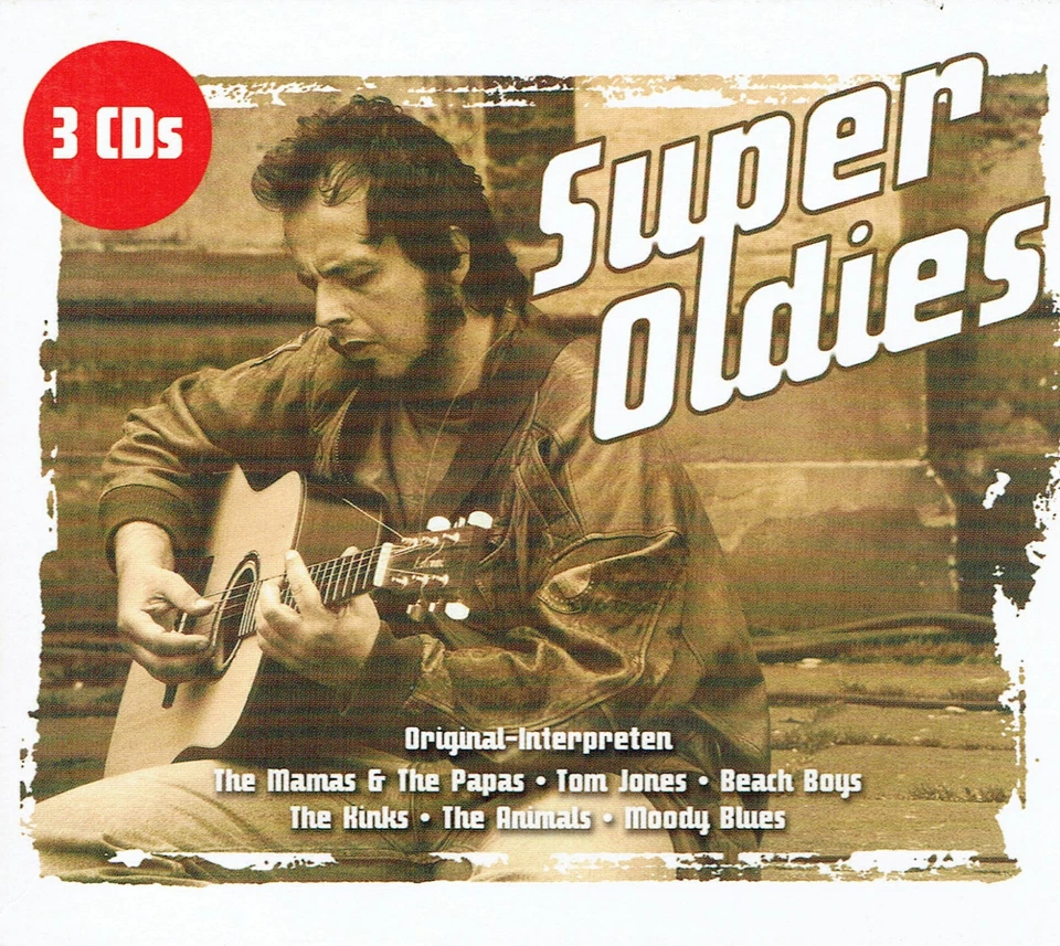 (3CD's) Super Oldies - Sir Douglas Quintet, Easybeats, Terry Jacks, Troggs,Kinks - Bild 1 von 2
