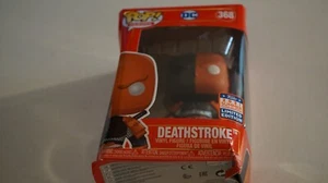 FUNKO POP HEROES DEATHSTROKE #368 MIB SUMMER CONVENTION Box Damage - Picture 1 of 9