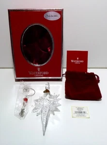 *NEW* Waterford Crystal Christmas Ornament 2011 Annual SNOWSTAR in Box - Picture 1 of 5