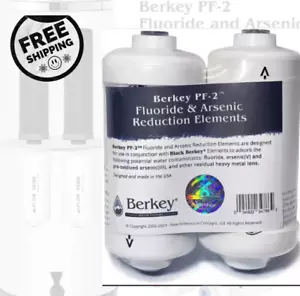 Berkey PF-2 Fluoride Water Filters – Authentic Replacement for Berkey Systems - Picture 1 of 6