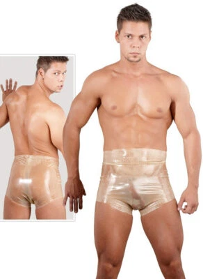 Latex Windelslip S-2XL transparent Hot Premium Gummihose Herren Pants "Robby"