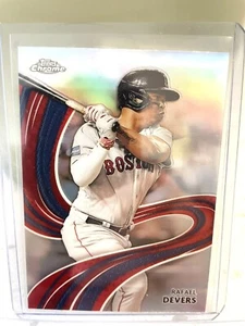 2024 Topps Chrome - Strokes Refractor #S-16 Rafael Devers! Boston Red Sox - Picture 1 of 2