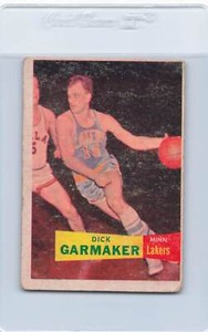 1957/58 Topps #23 Dick Garmaker Lakers VG/EX *DA8466
