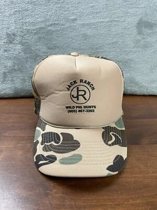 Jack Ranch Hat Camouflage Camo Trucker Wild Pig Hunts OTTO Foam - Picture 1 of 11