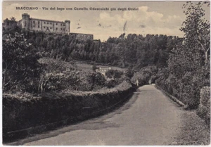 BRACCIANO - ROMA - VIA DEL LAGO CON CASTELLO ODESCALCHI - VIAGG. 1952 -86770- - Picture 1 of 1