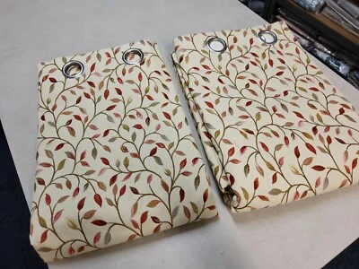 John Lewis Voyage Cervino Made to Measure Curtains, Red Nut W200 X D115 EYELET - Image 1 of 4