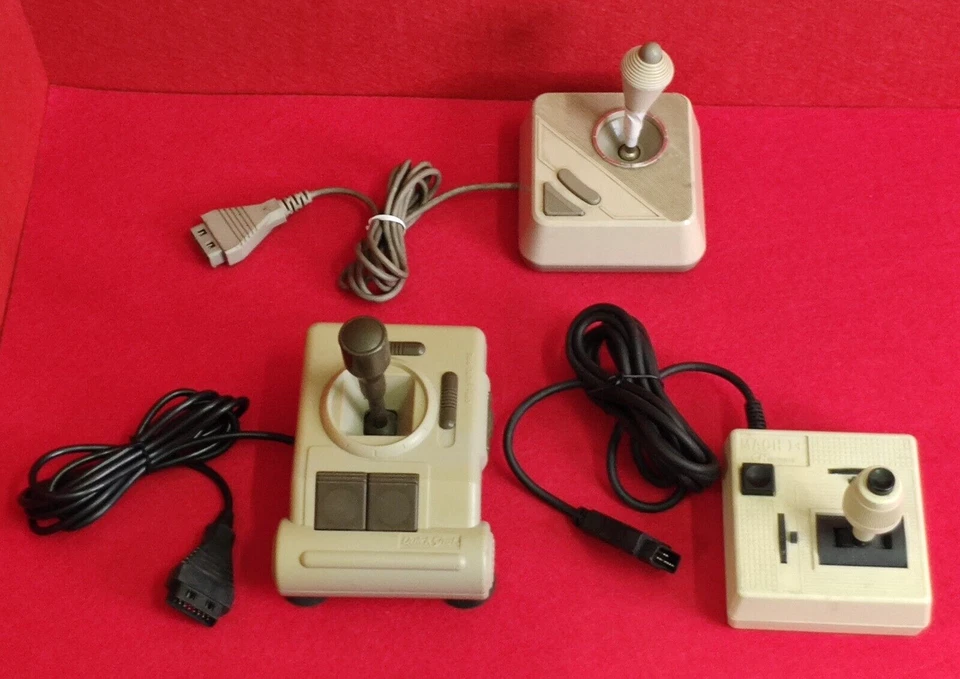 LOTTO JOYSTICK CONTROLLER RETRO COMPUTER PC GAME VINTAGE PORT QUICK SHOT IBM DOS - Bild 1 von 4