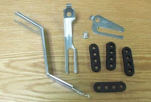 1957 CHEVY 283 SPARK PLUG WIRE SUPPORT BRACKET SET new ** USA MADE ** - Picture 1 of 3
