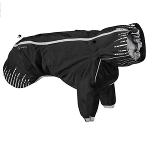Hurtta Raven Black Rain Blocker Dog Raincoat Downpour Suit Size 25 cm /10 In - Picture 1 of 19