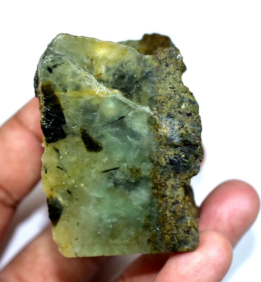 100% Natural Huge Prehnite 758.00 CT Untreated Facet Specimen Rough Africa - Image 1 of 4