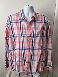 Izod Mens Dress Shirt Light Blue, Pink, Black Long Sleeve XL - Picture 1 of 3