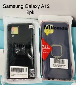 Samsung Galaxy A12 Phone Case With Ring Stand NEW - Picture 1 of 1