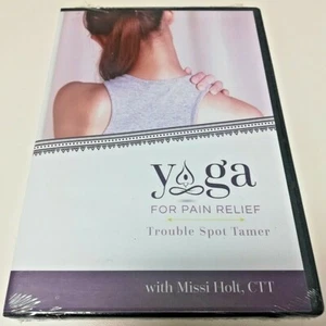 Yoga For Pain Relief Specific Trouble Spot Tamer w/ Missi Holt DVD Sealed NIB - Picture 1 of 3