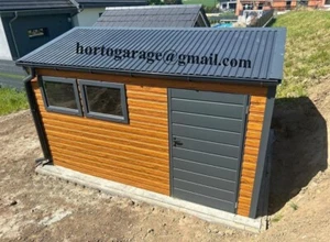 3x3 Garage Hobbyraum Gartenbox CONTAINER Lagerbox Blechgarage Gartenhaus Laube - Bild 1 von 4