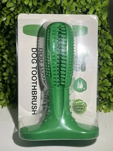 Dog Chew Toy - Natural Rubber Dog Toothbrush MEDIUM Size for Dogs 20-40 lbs - Picture 1 of 2