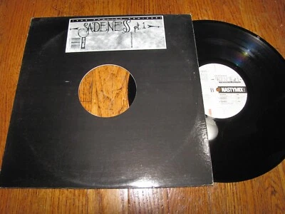 CRYPTOGRAM - SADENESS PT. 1 (THE ENGLISH REMIXES) NASTYMIX RECORDS 12" SINGLE - Image 1 of 2