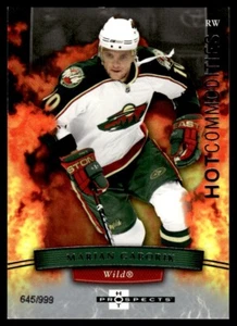 2007-08 Fleer Hot Prospects HOT COMMODITIES Marian Gaborik /999 Minnesota Wild - Picture 1 of 2